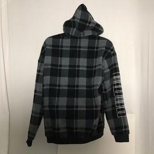 Puma Check Polar Hoody Plaid Pullover 